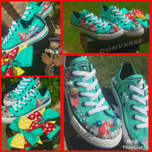 Load and play video in Gallery viewer, Kids Custom Converse Shoes
